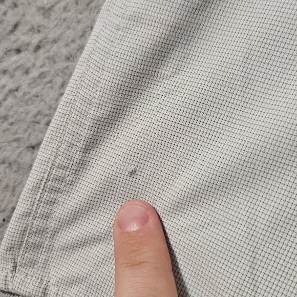 Poncho Western Pearl Snap Button Down Fishing Shirt Size 3XL White Short Sleeve - Picture 9 of 9